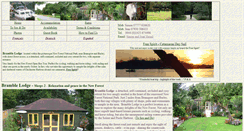 Desktop Screenshot of bramblelodge-newforest.com